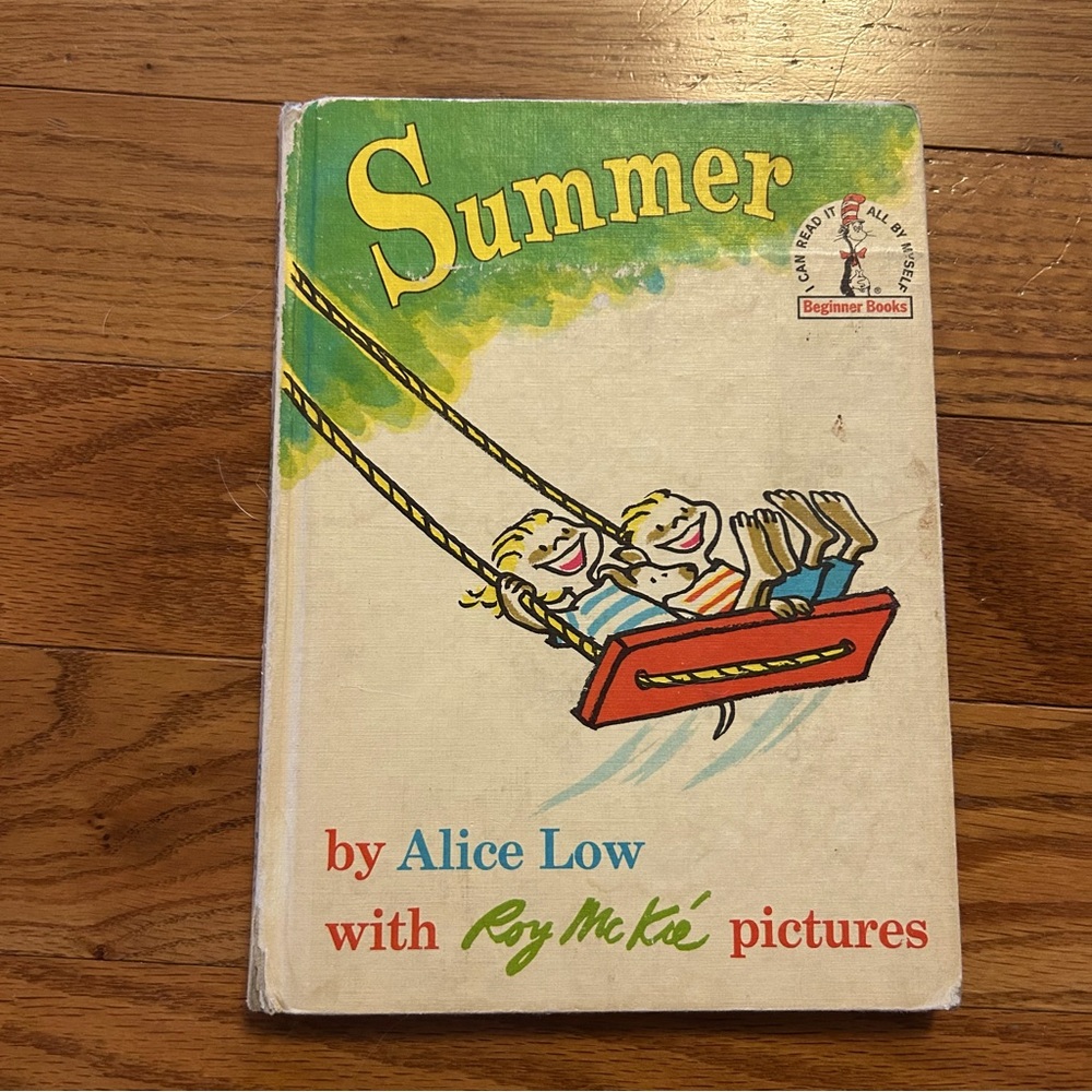 Summer by Alice Low and Roy McKie/Vintage 1963 Cat In The Hat Children's series